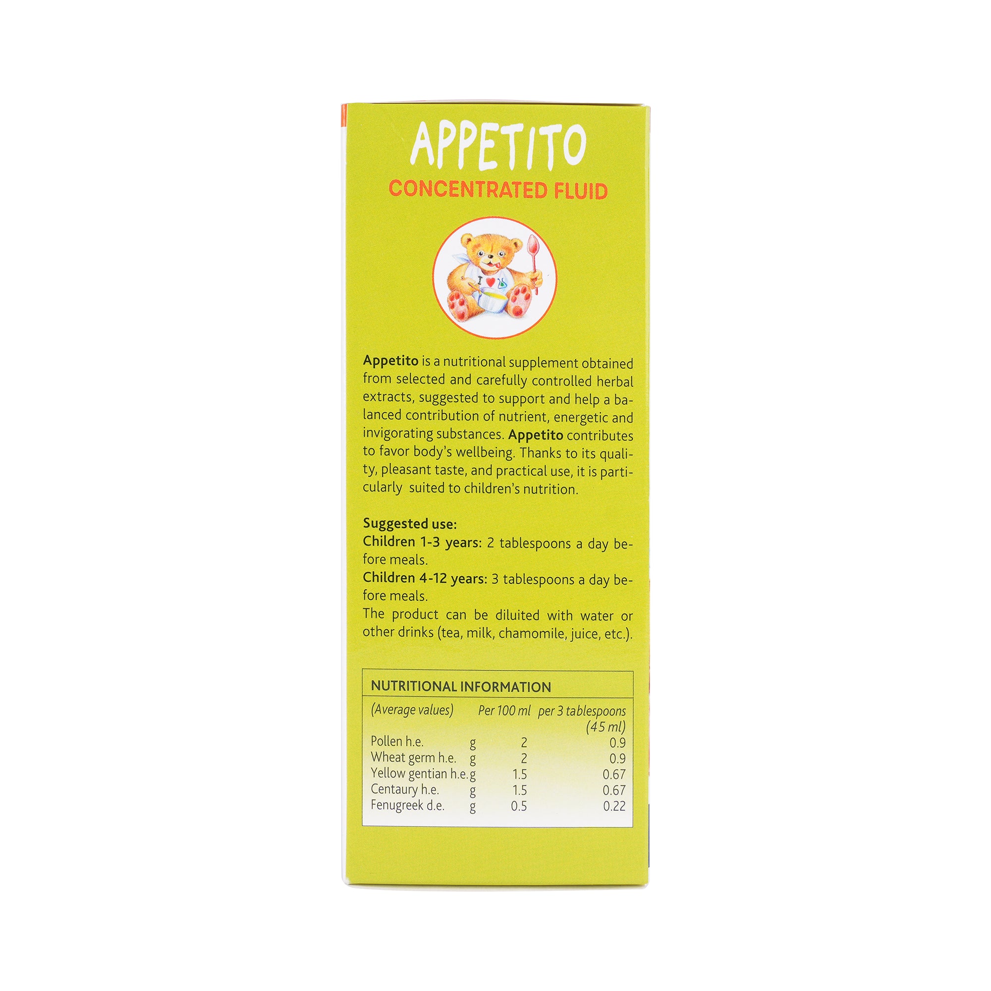 18938-Appetito Concentrated Fluid Syrup 200Ml +1
