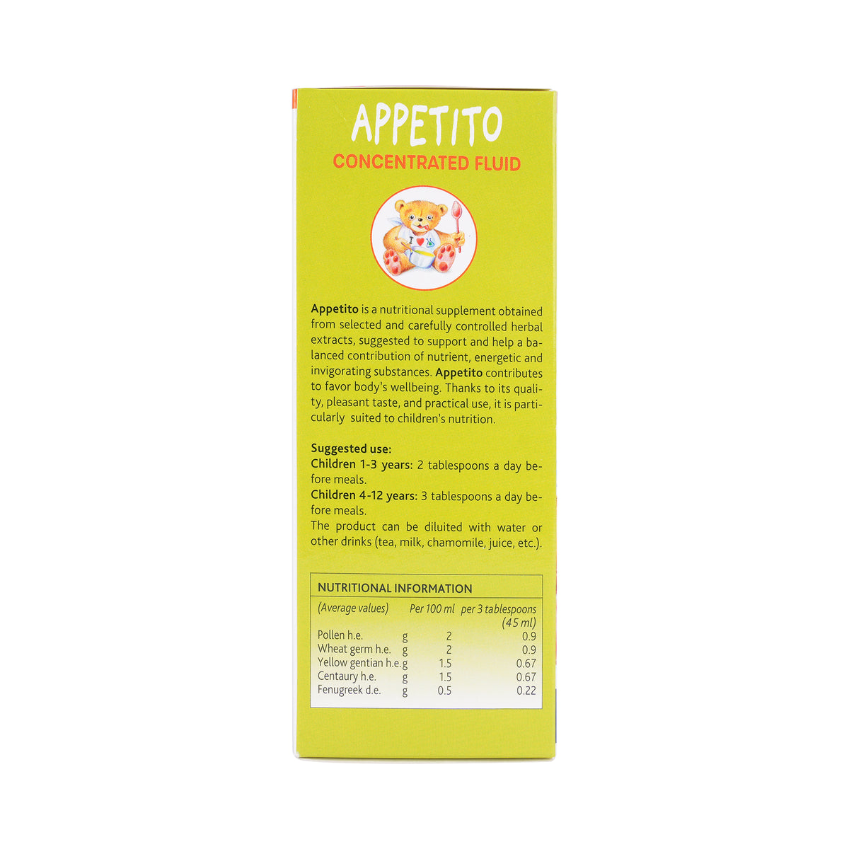18938-Appetito Concentrated Fluid Syrup 200Ml +1