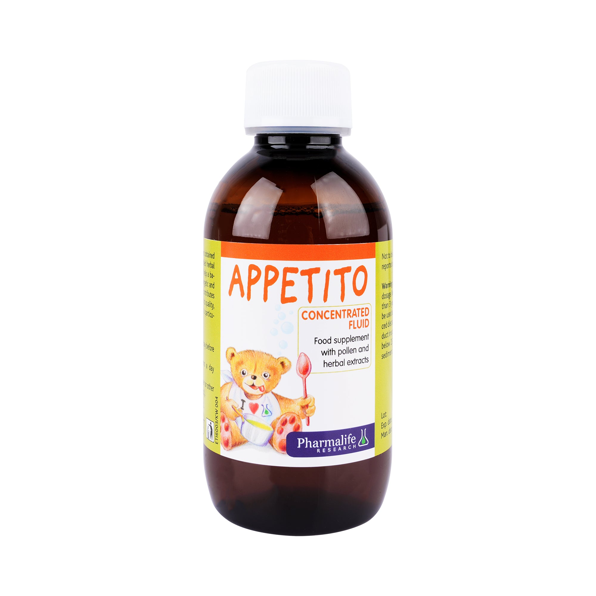 18938-Appetito Concentrated Fluid Syrup 200Ml +5
