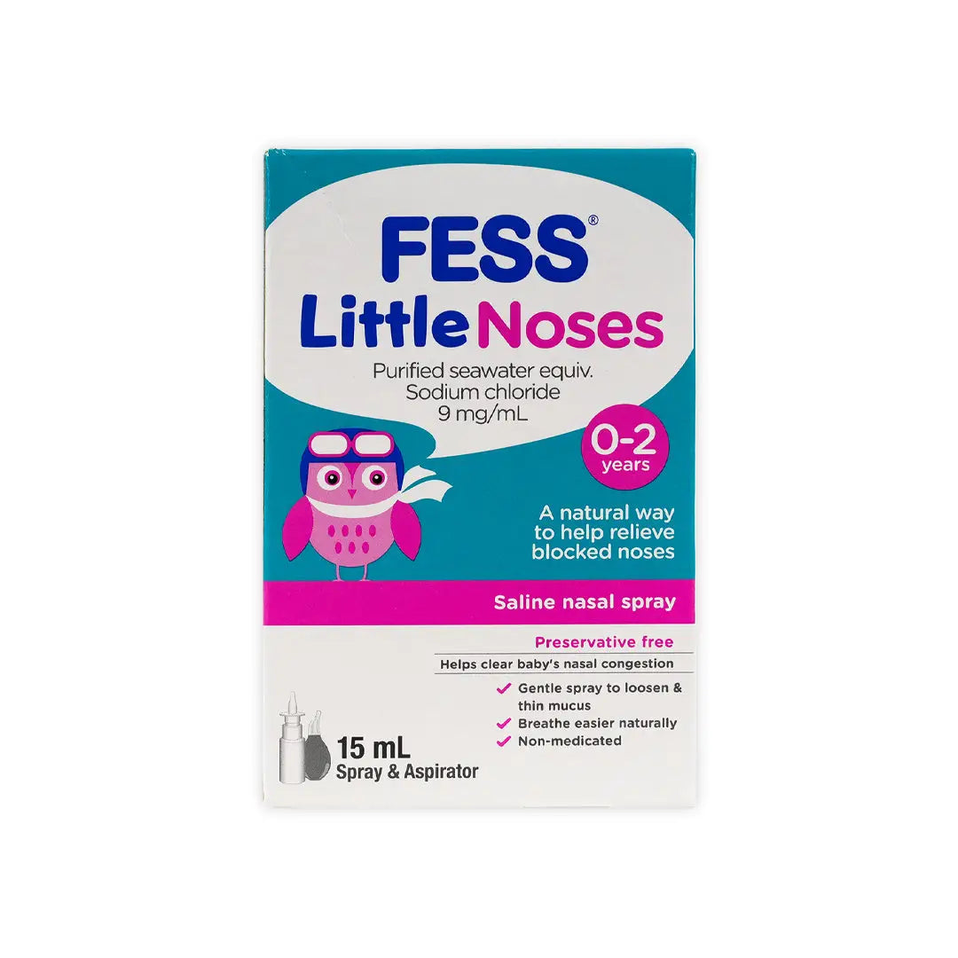 Fess Little Saline Nasal Spray & Aspirator 15Ml
