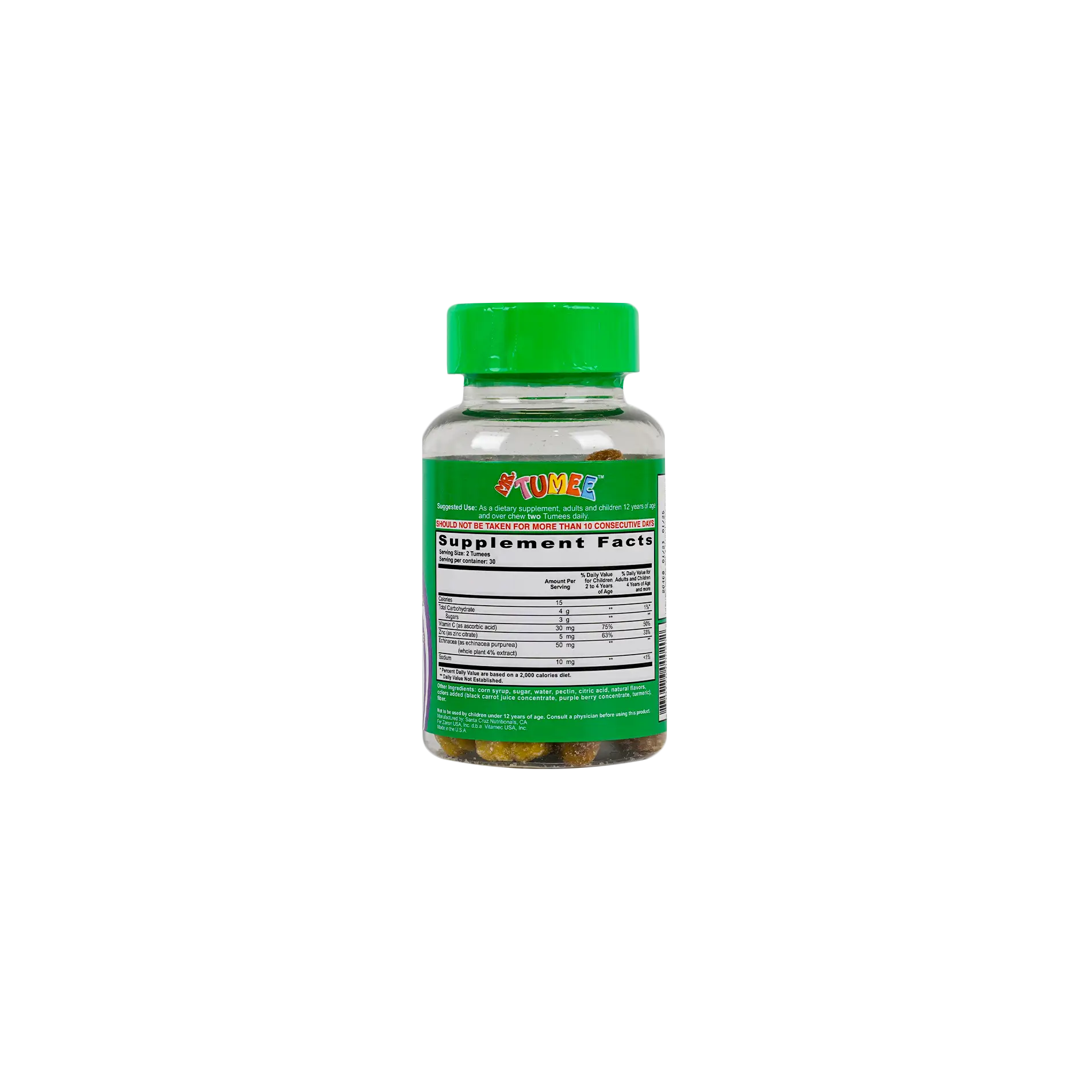 Mr Tumee Echinacea + Vit-C + Zinc 60 Gummies