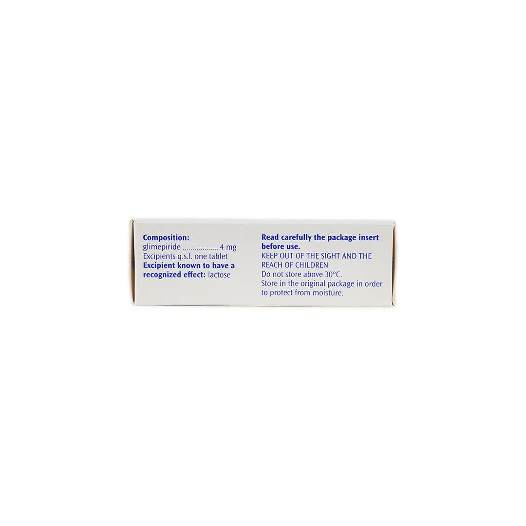 19121-Amaryl 4Mg 30Tab +1