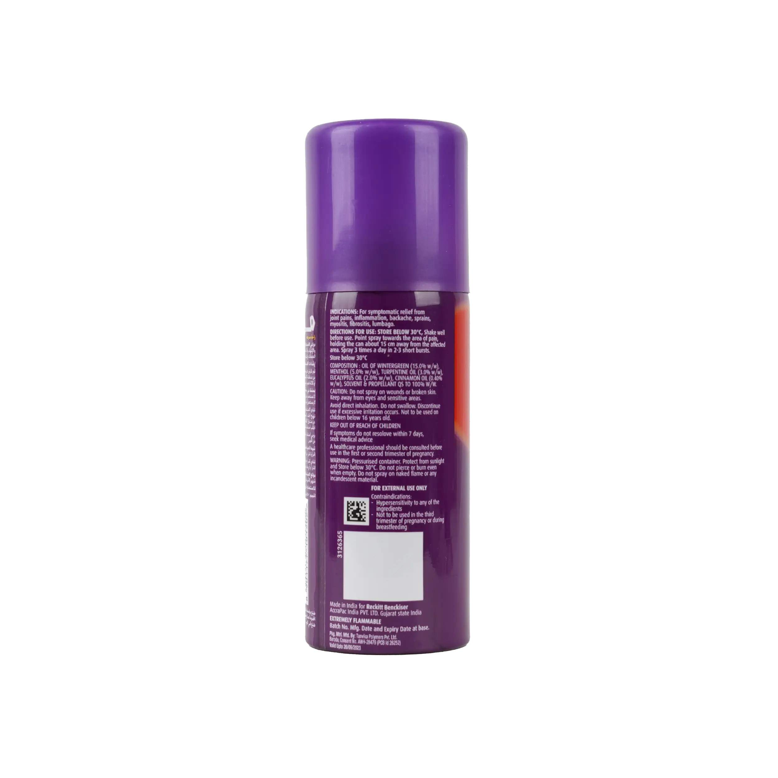 Moov Pain Reliever Spray 150ml