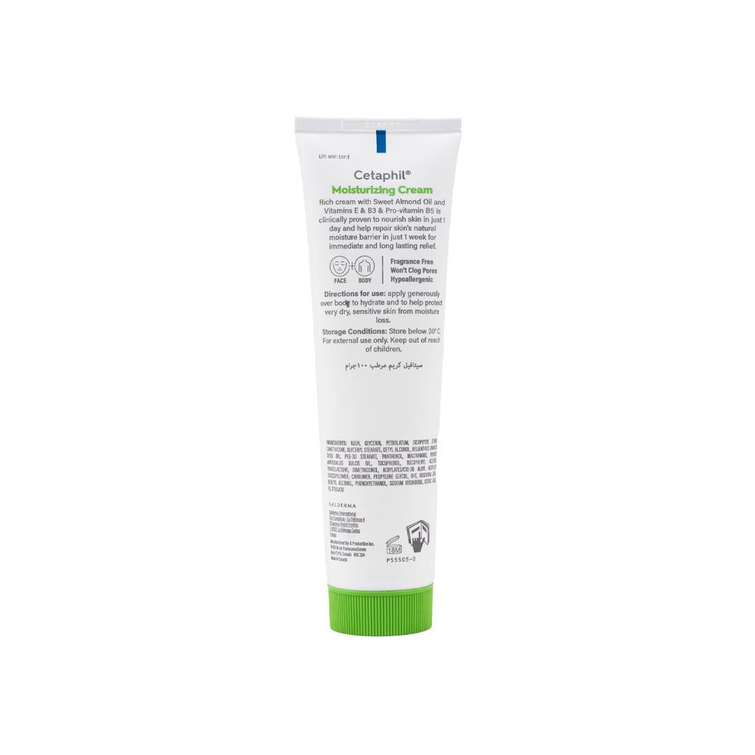 CETAPHIL MOISTURIZING CREAM 100GM