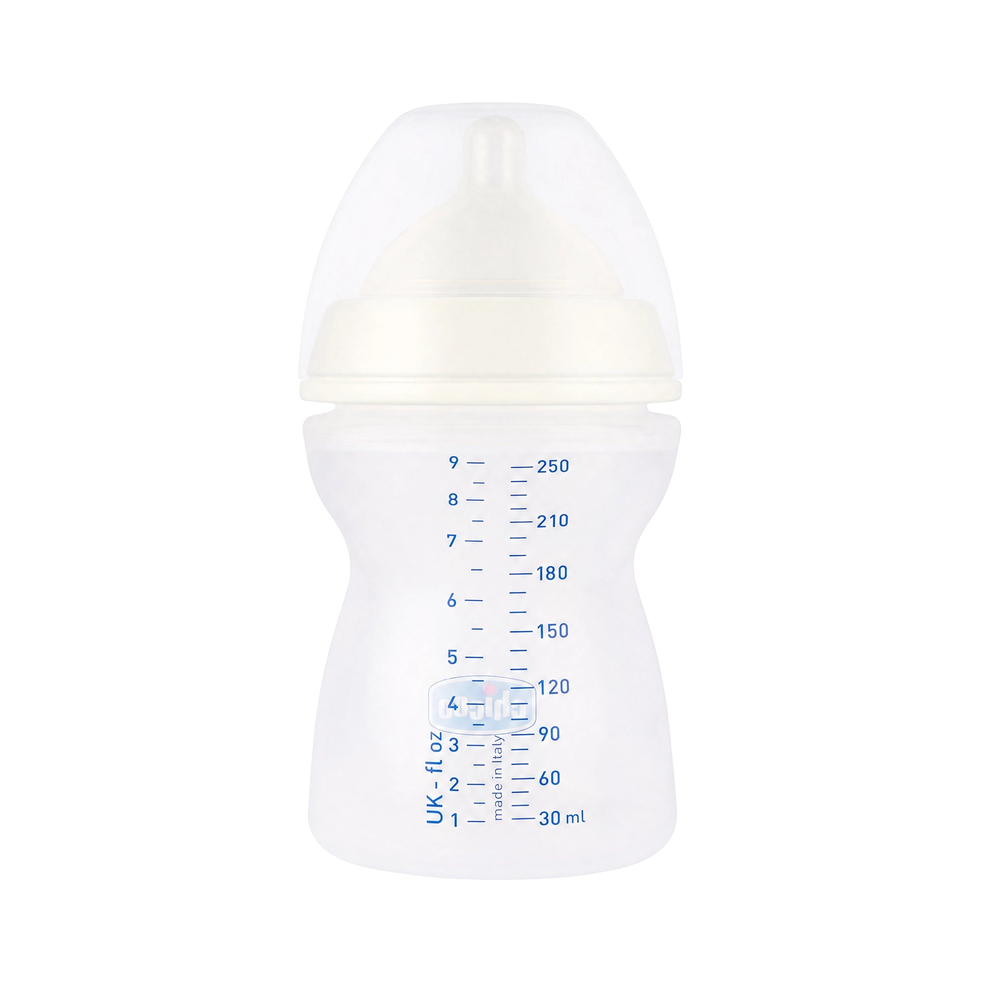 19201-Chicco Natural Feeling (2M+) White Bottle 250ml +7