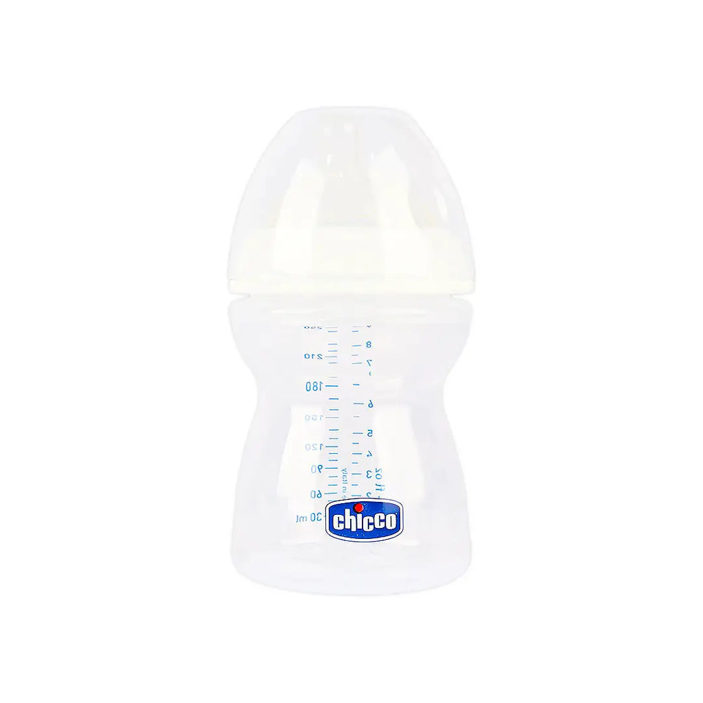 Chicco Natural Feeling (2M+) White Bottle 250ml-0431