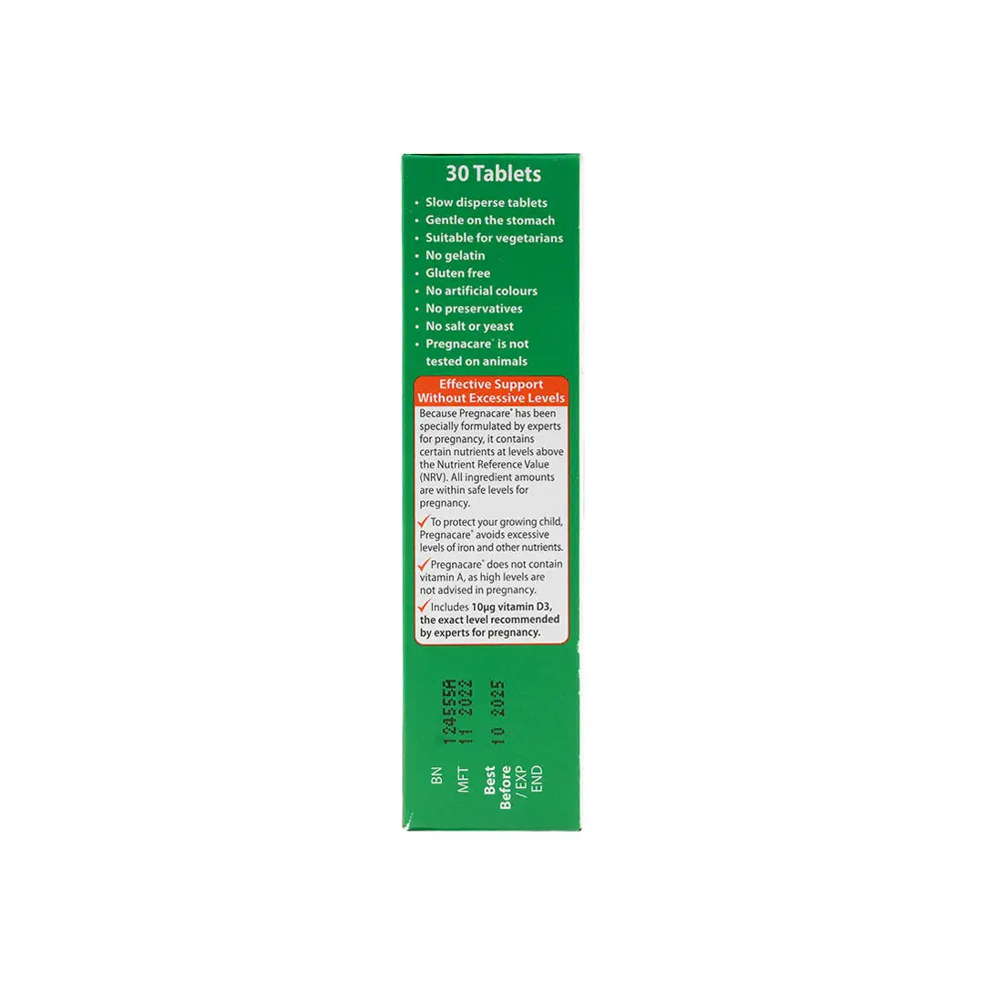 19260-Vitabiotics Pregnacare & Folic Acid 30Tab +1
