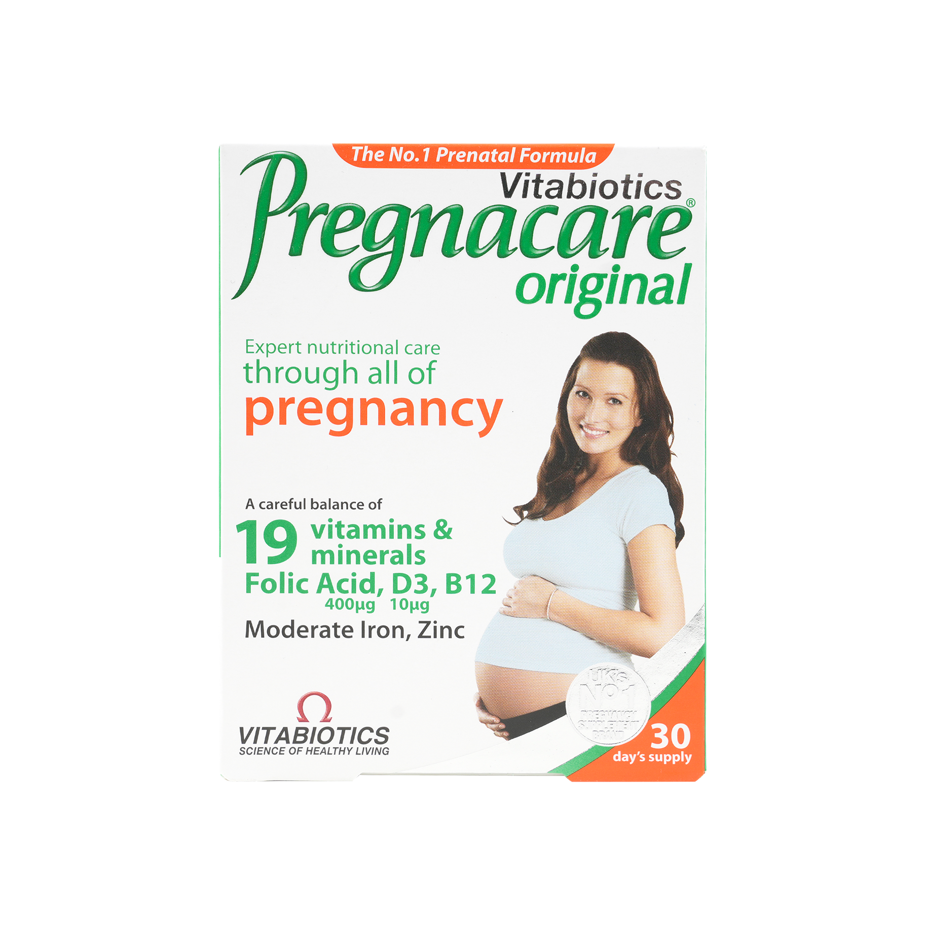 VITABIOTICS PREGNACARE & FOLIC ACID 30TAB