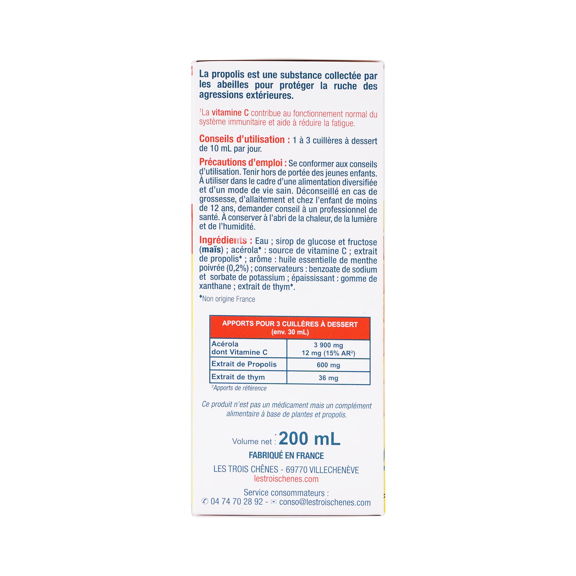 19321-3Chenes Propolis Syrup 200 Ml +3