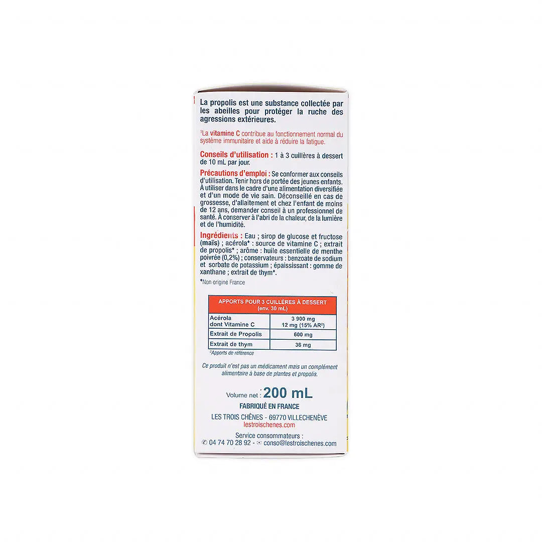 3CHENES PROPOLIS SYRUP 200 ML