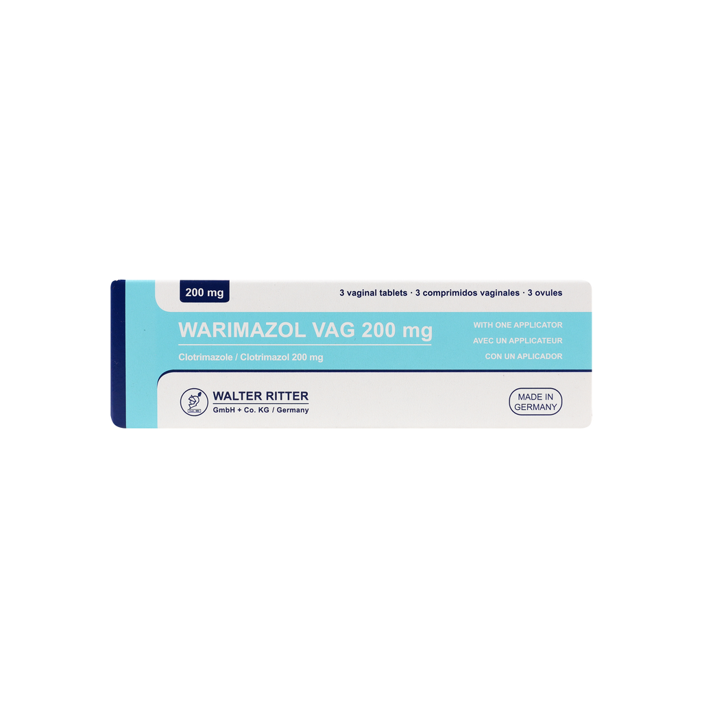 WARIMAZOL VAGINAL 200MG 3 TABLETS