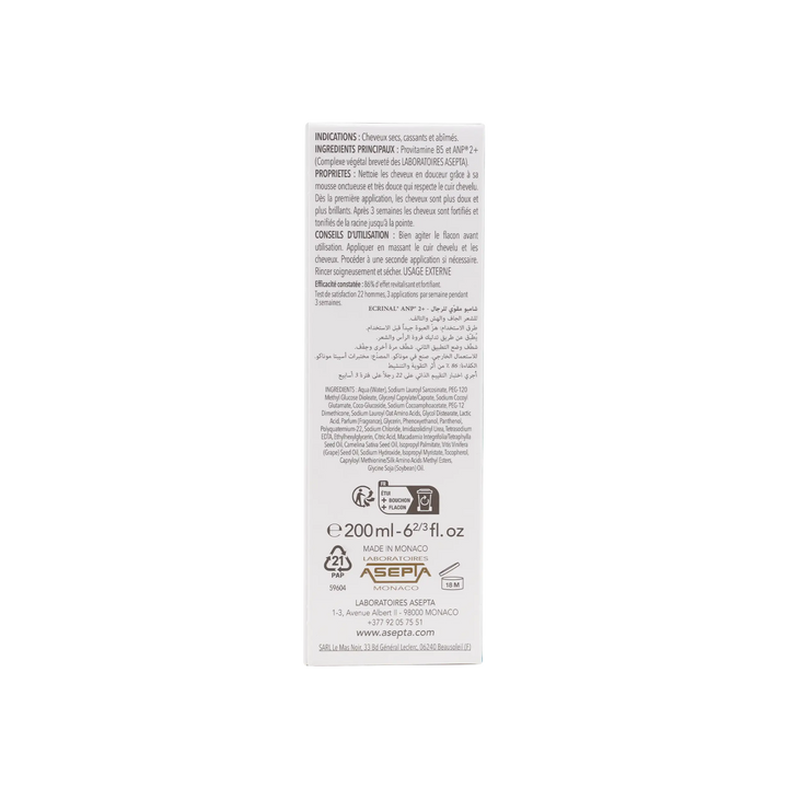 19398-Ecrinal Anp Shampoo Men 200 Ml +1