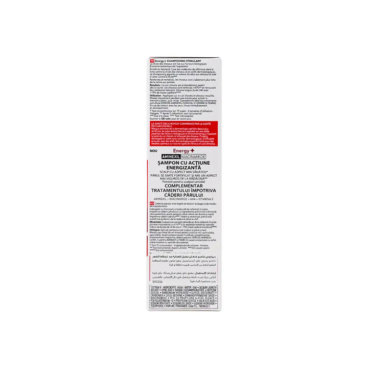 19469-Vichy Dercos Energy+Stimulating Anti-Hair Loss Shampoo 200ml +4