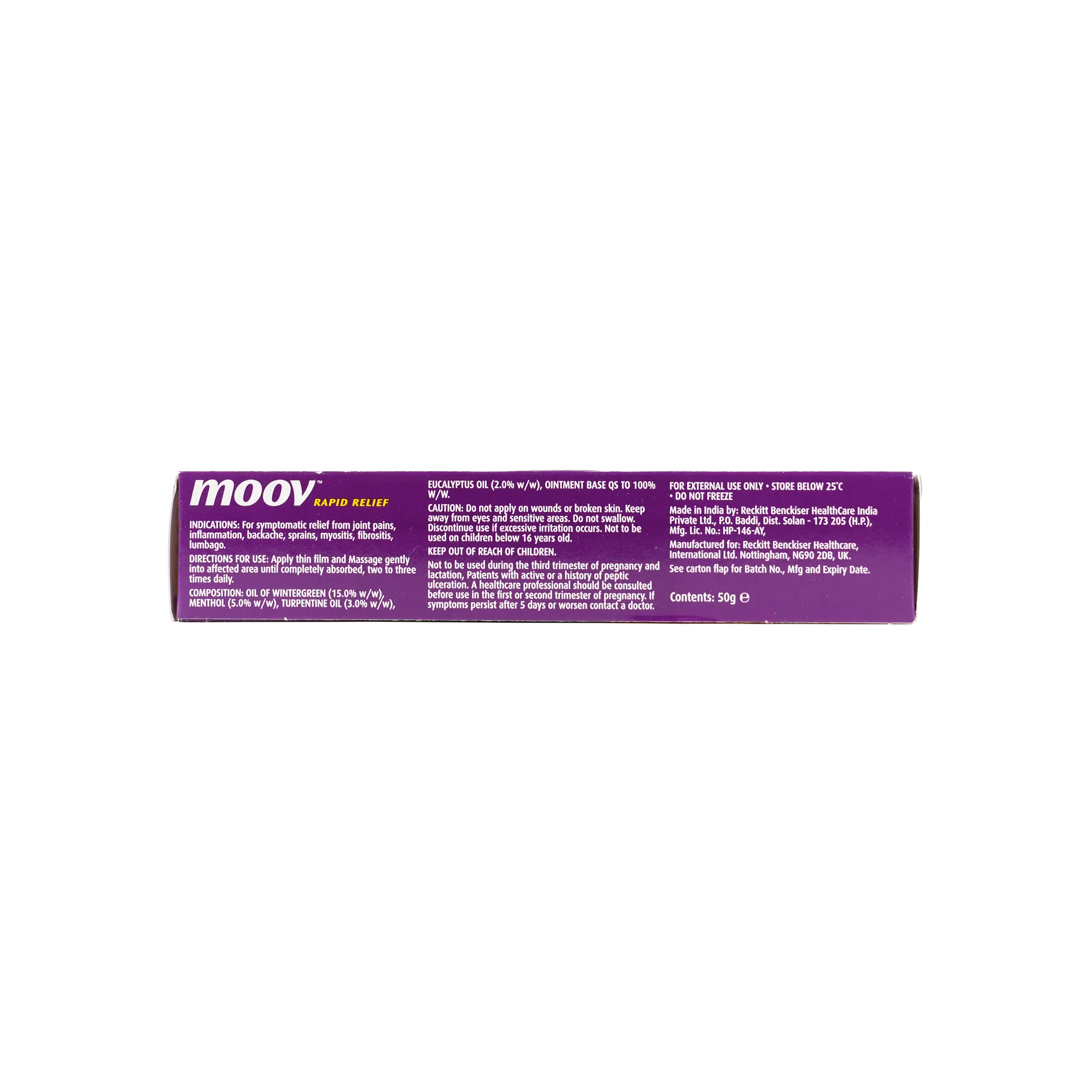Moov Pain Reliever Ointment 50g