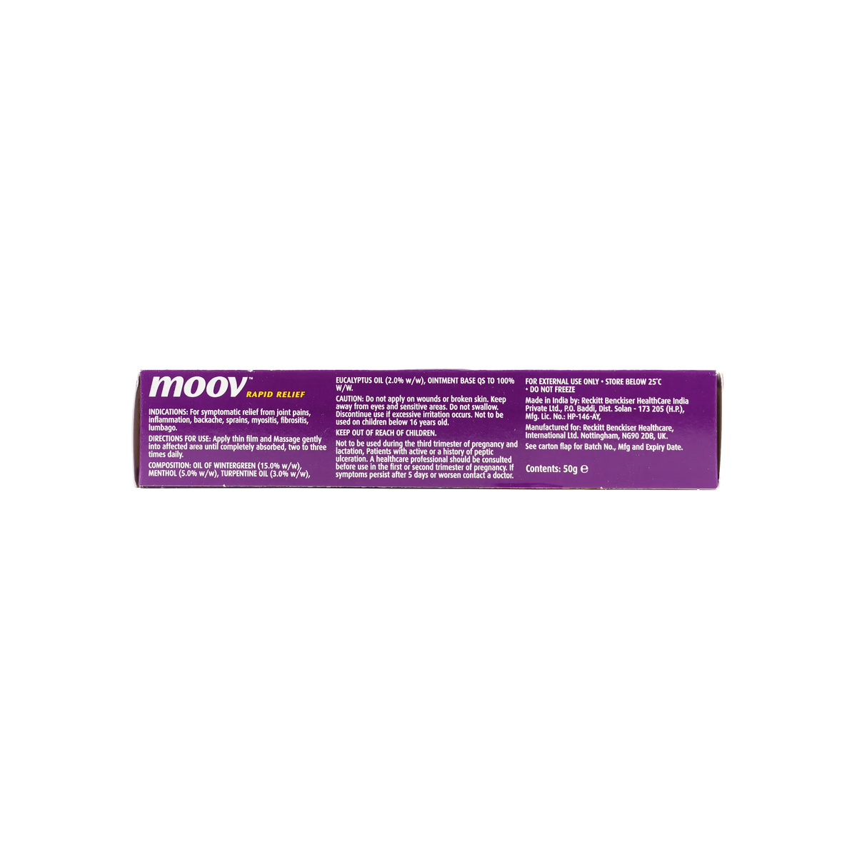 19522-Moov Pain Reliever Ointment 50g +1
