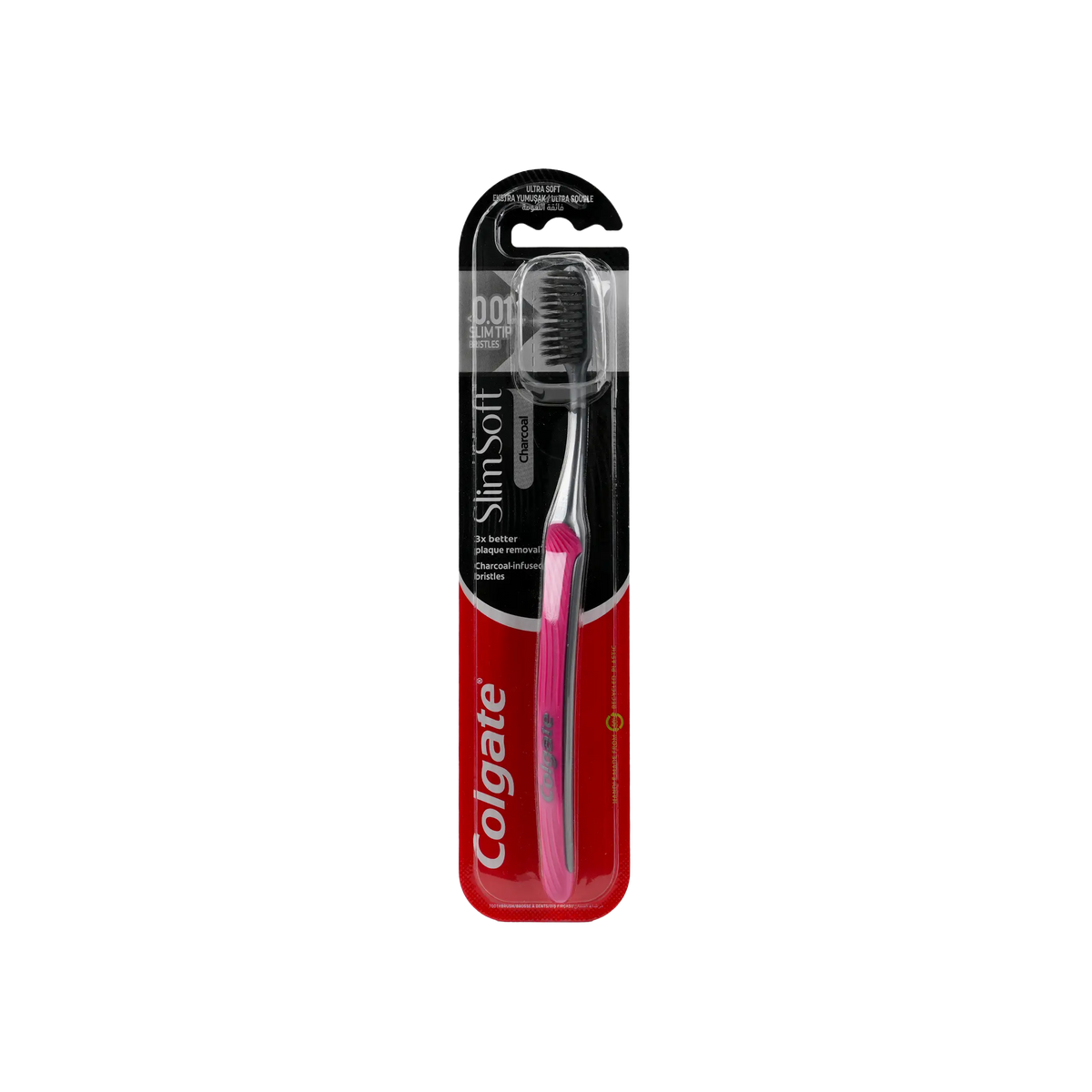 19549-Colgate Charcoal Slim Soft Toothbrush