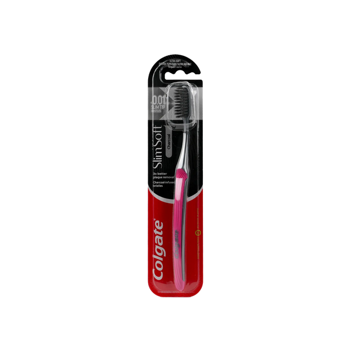 19549-Colgate Charcoal Slim Soft Toothbrush