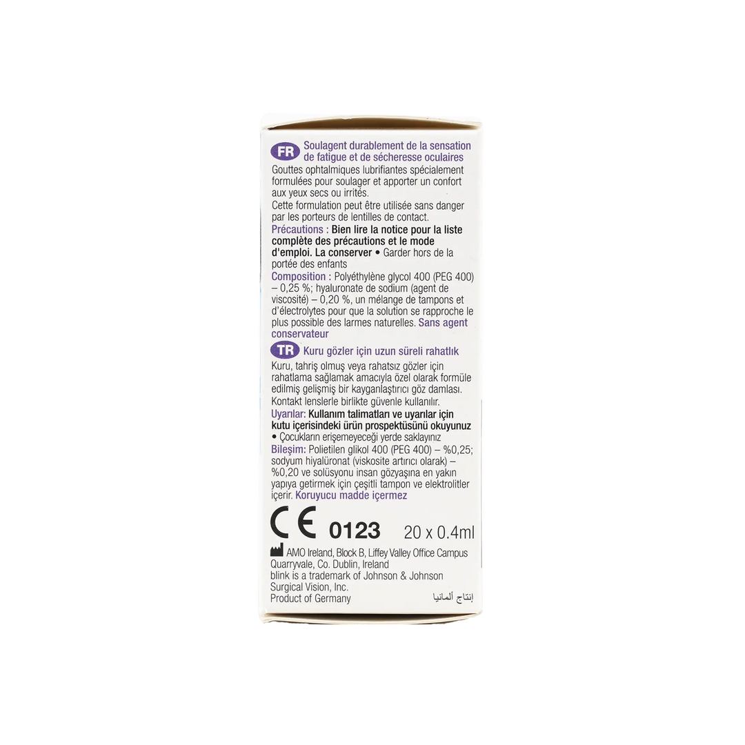 19929-Blink Intensive Soothing Eye Drops 20X0.4Ml +2