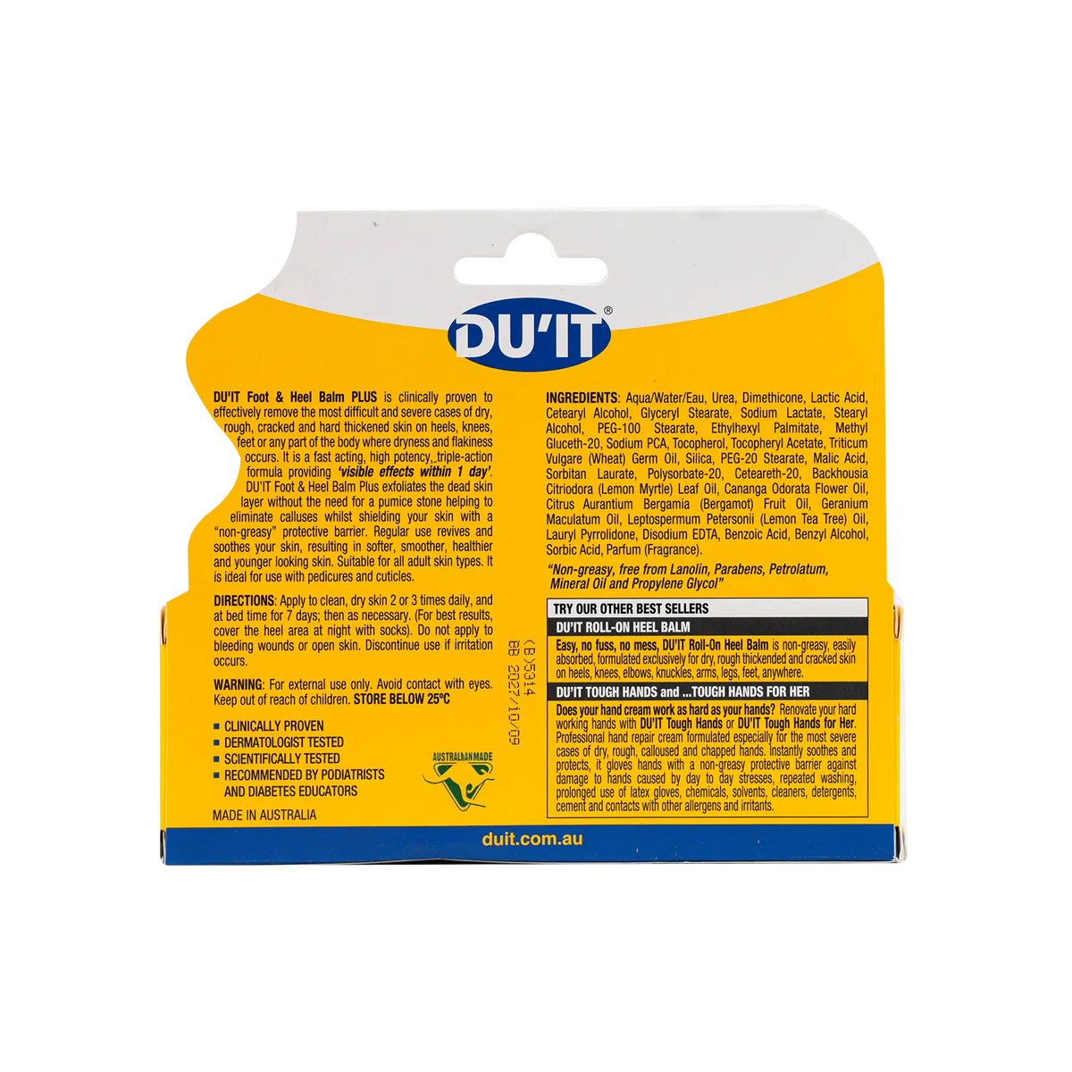 19944-Duit Foot& Heel Balm Plus +1