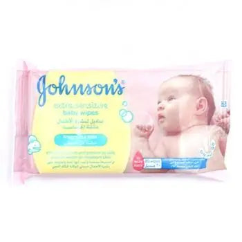 Johnson's Baby Extra Sensitive Wipes 56Pcs