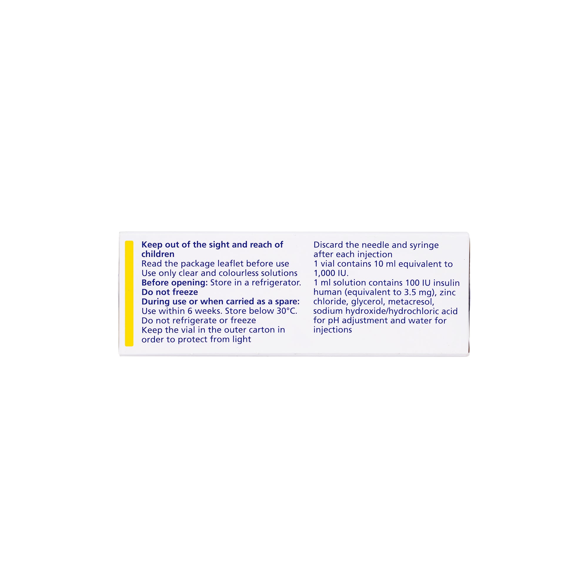 20080-Actrapid Hm 100Iu/Ml Suspension 10Ml +3