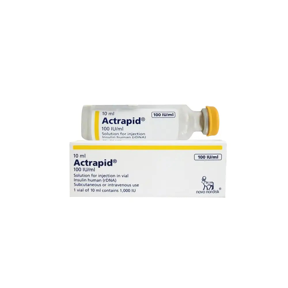 ACTRAPID HM 100IU/ML SUSPENSION 10ML