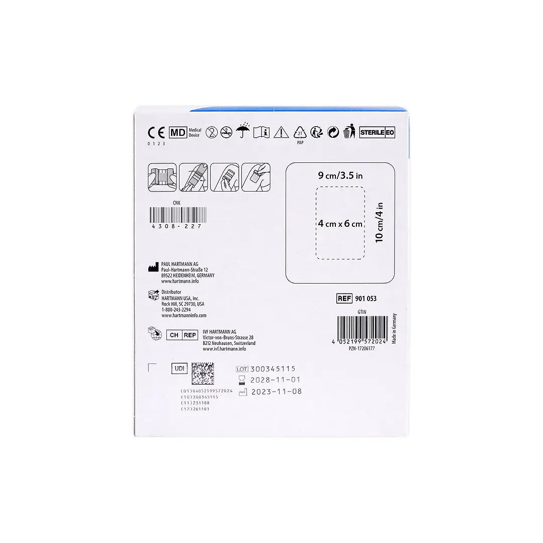 20373-Hartmann Cosmopor Transparent 9x10cm 1pc +3