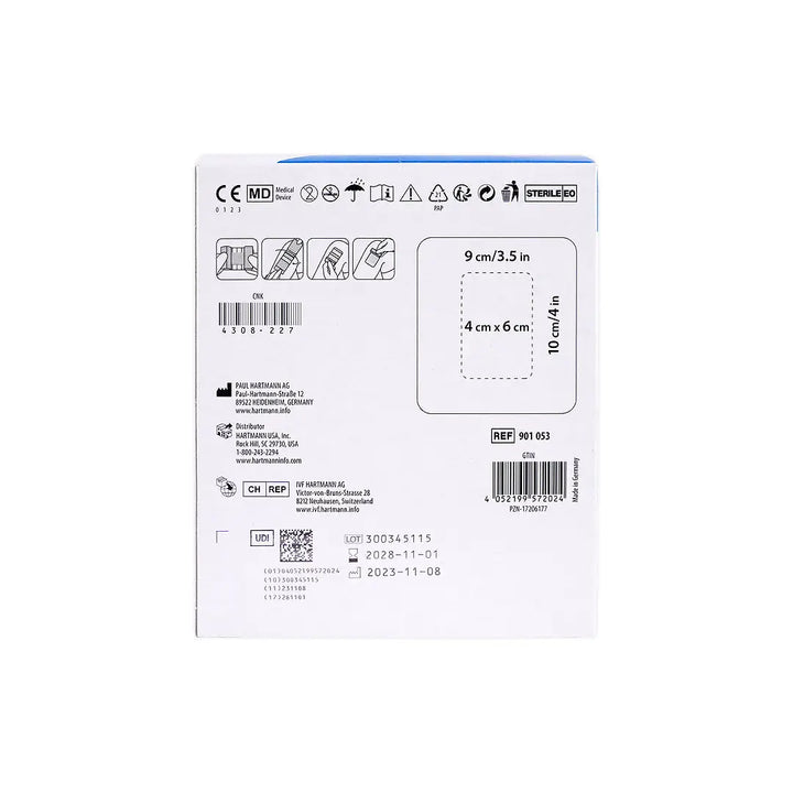 20373-Hartmann Cosmopor Transparent 9x10cm 1pc +3
