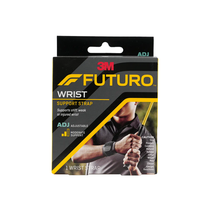 20462-Futuro Wrist Support Strap Black-46378 ADJ