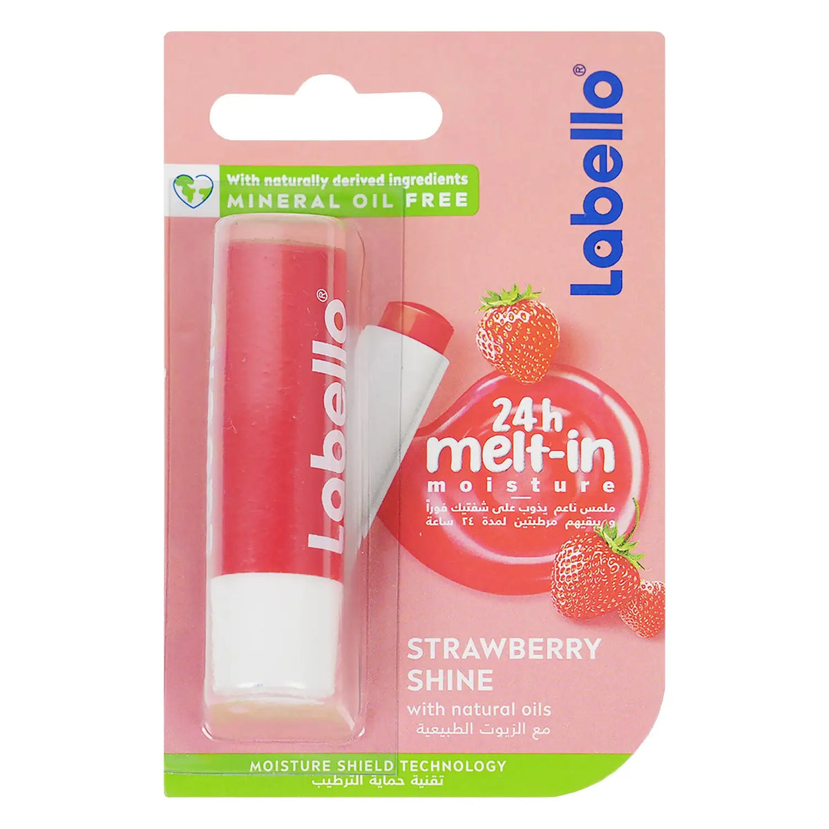 20510-Labello 24h Melt in Lip Balm-Strawberry Shine