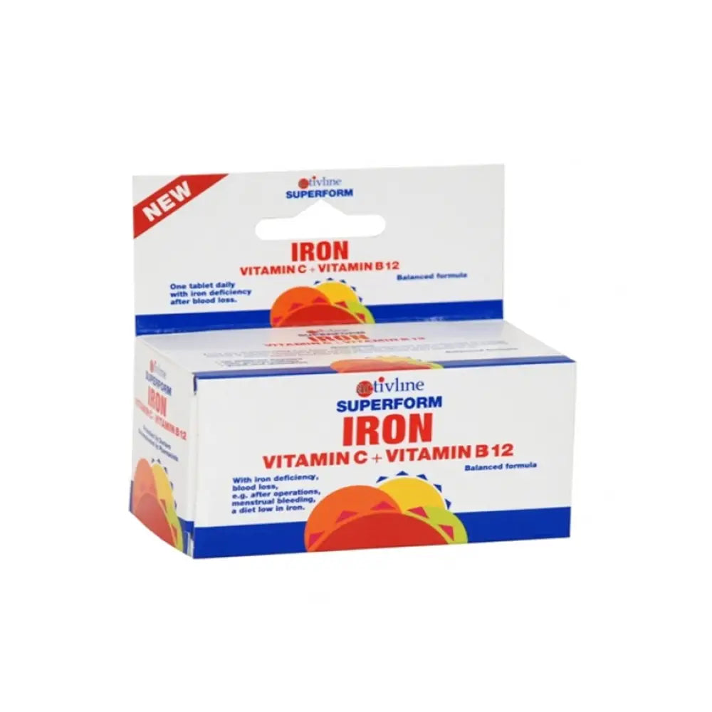 Activline Iron Vit C+Vit B12 60Tab