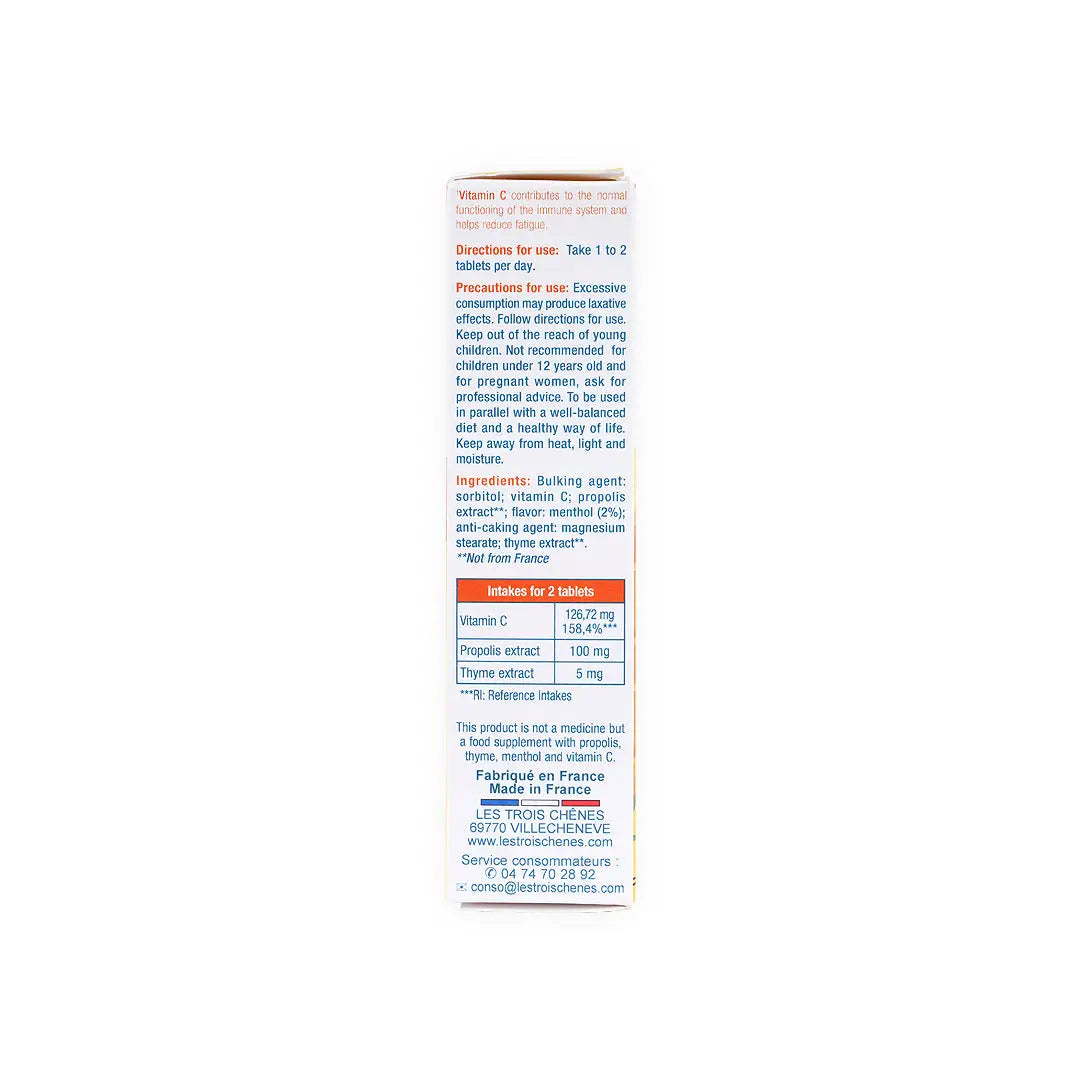 3CHENES PROPOLIS SUCKABLE 40 TAB