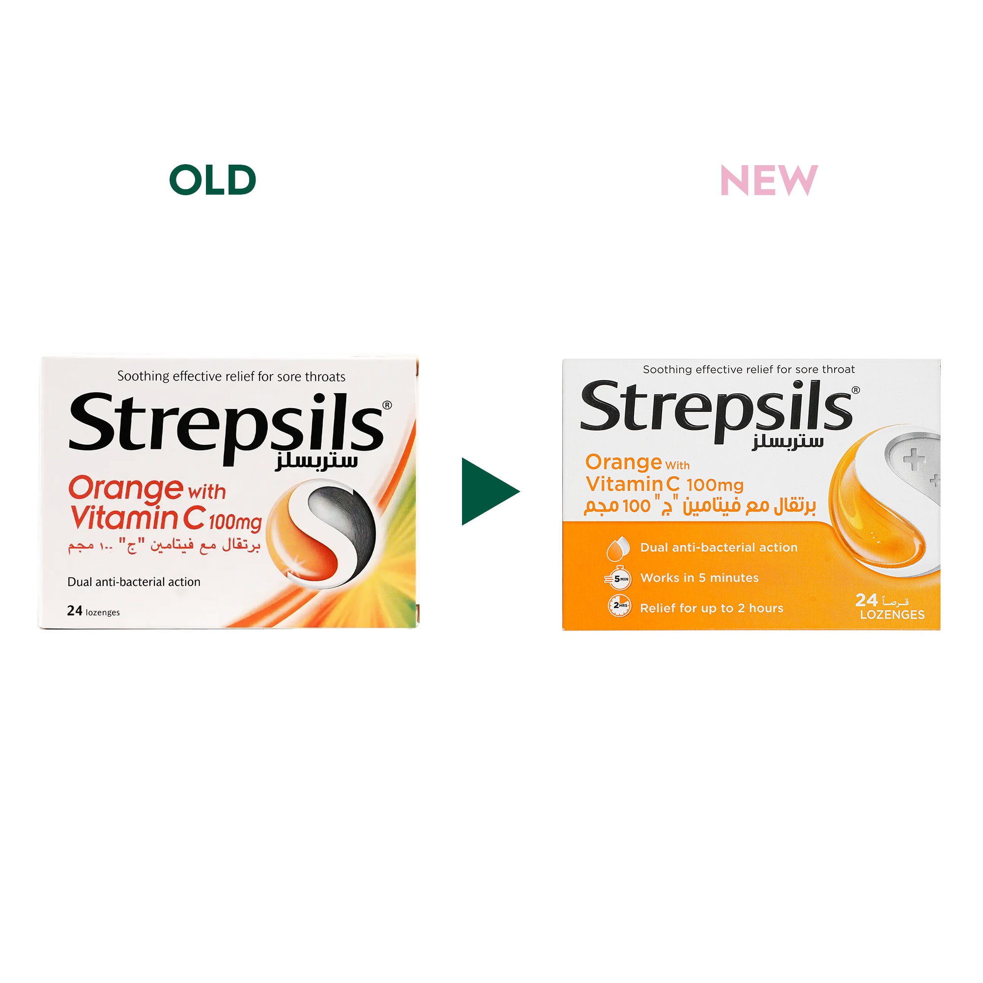 20657-Strepsils Orange With Vitamin-C 24 Lozenges
