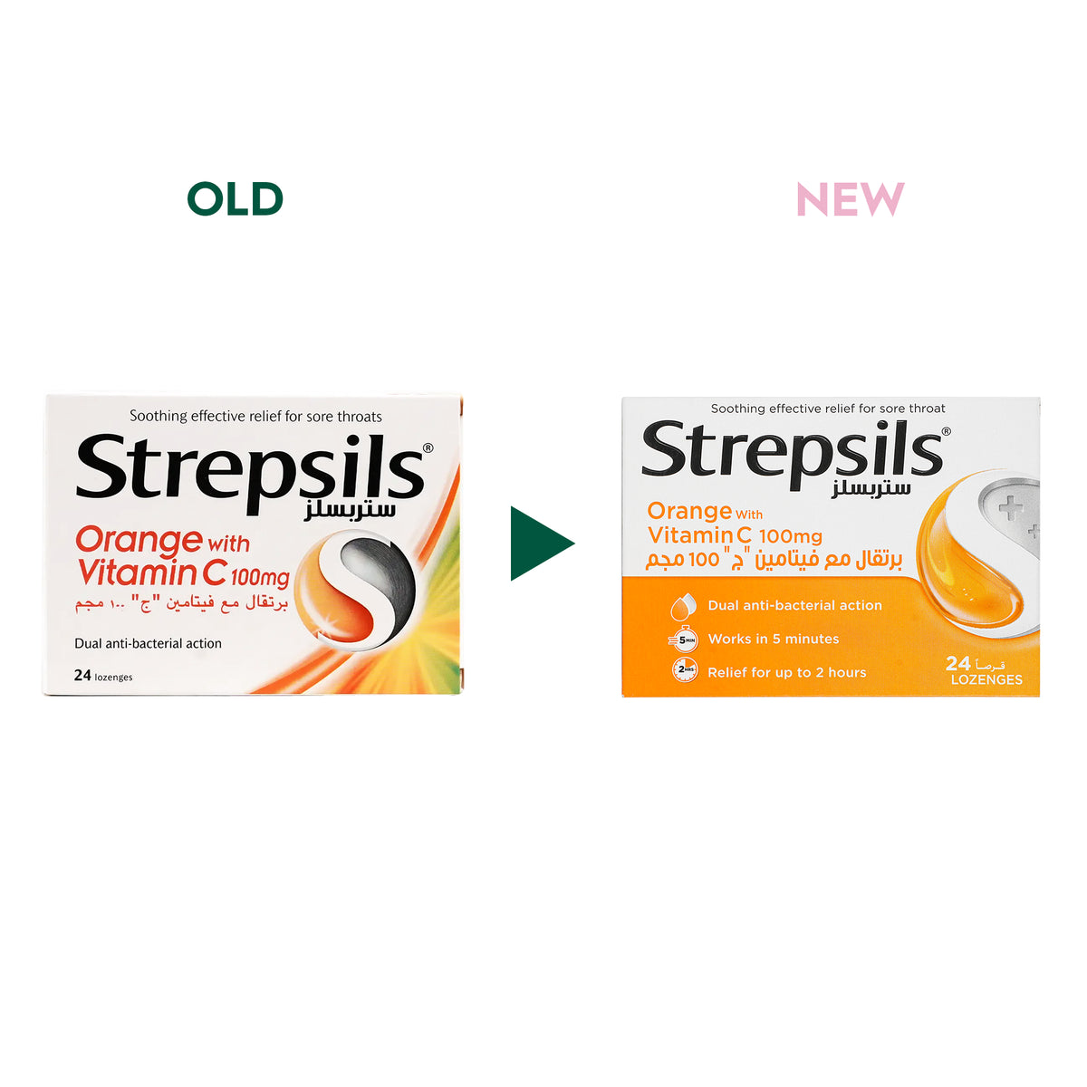 20657-Strepsils Orange With Vitamin-C 24 Lozenges