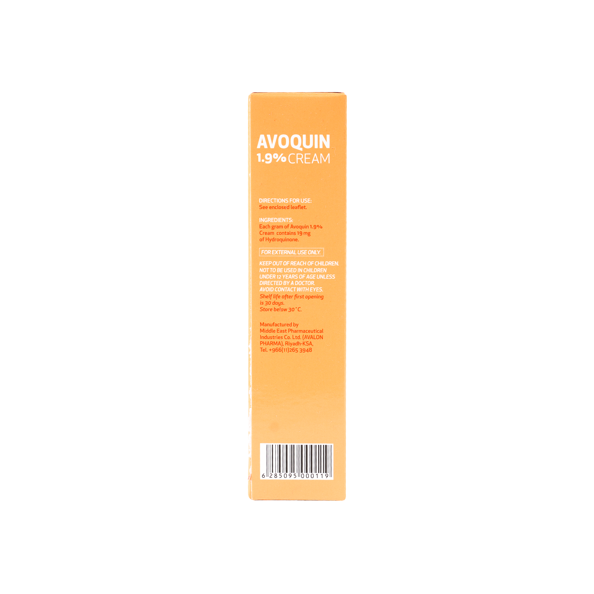 AVALON AVOQUIN 1.9% CREAM 50ML