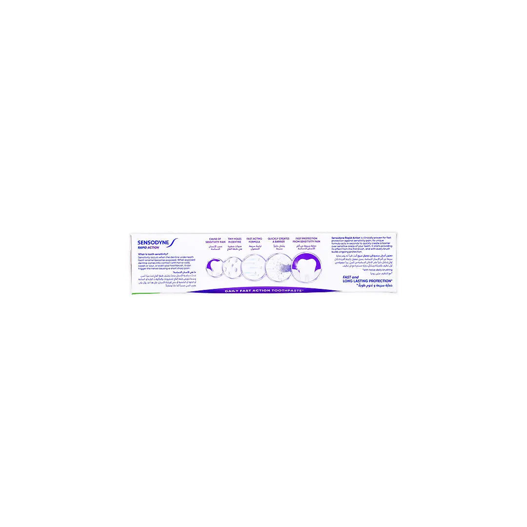 20874-Sensodyne Rapid Action Fast Relief Toothpaste 75ml-GS046 +1