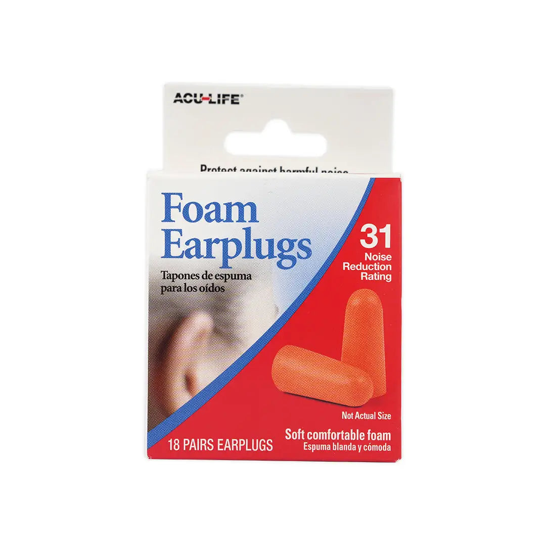 ACU-LIFE FOAM EAR PLUGS 18PAIR-400584