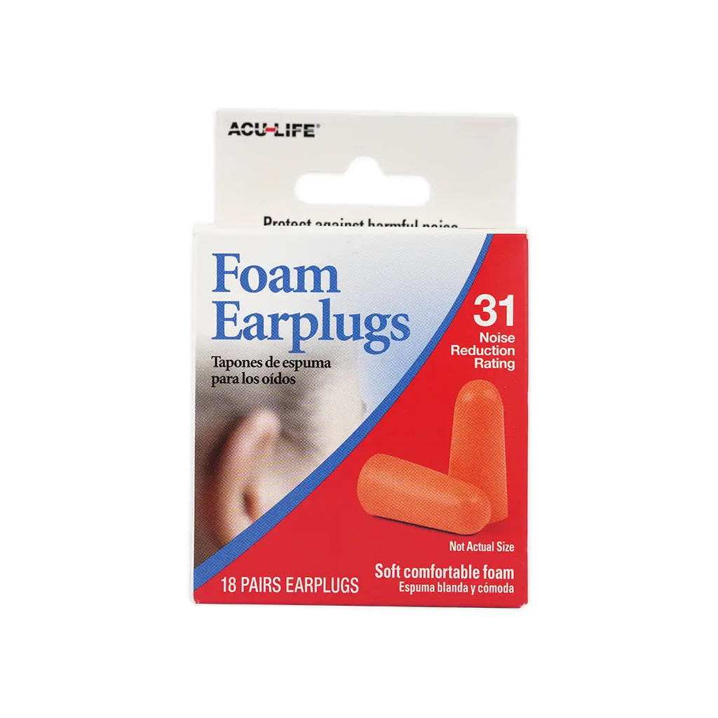 ACU-LIFE FOAM EAR PLUGS 18PAIR-400584