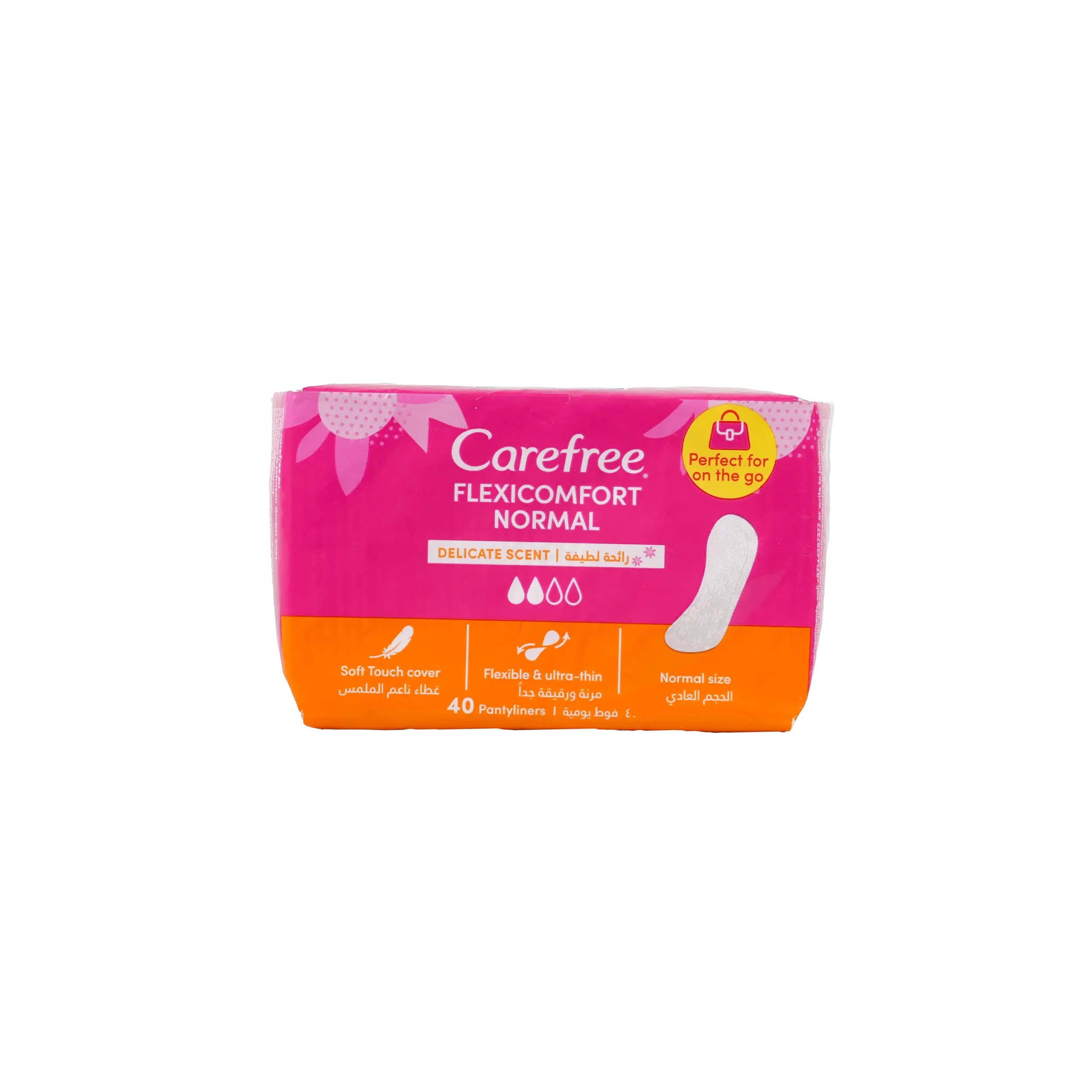 Carefree Flexi Comfort 40Pcs-Cotton Feel