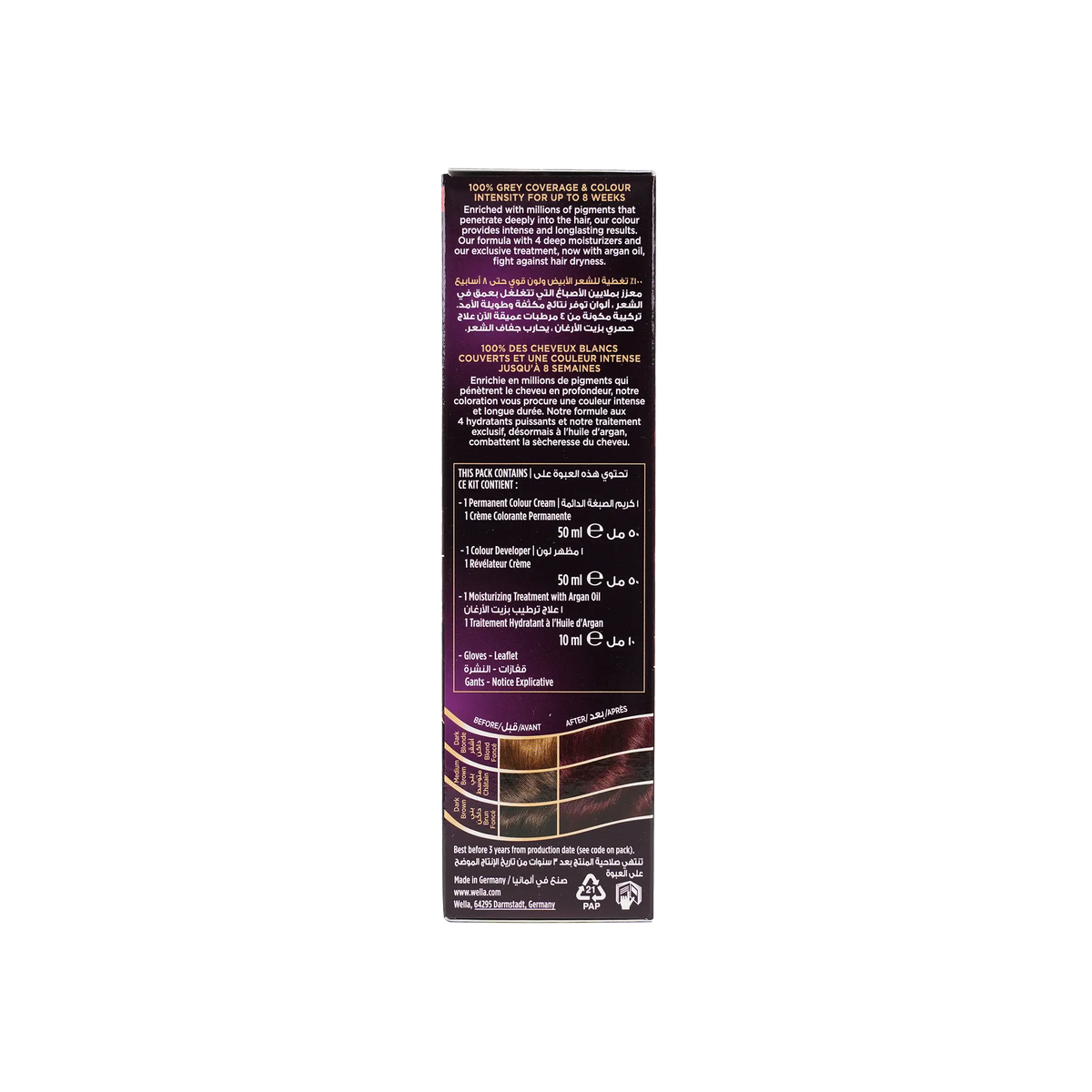 20998-Wella Koleston 2000 Tube No. 304/6 - Burgundy +1