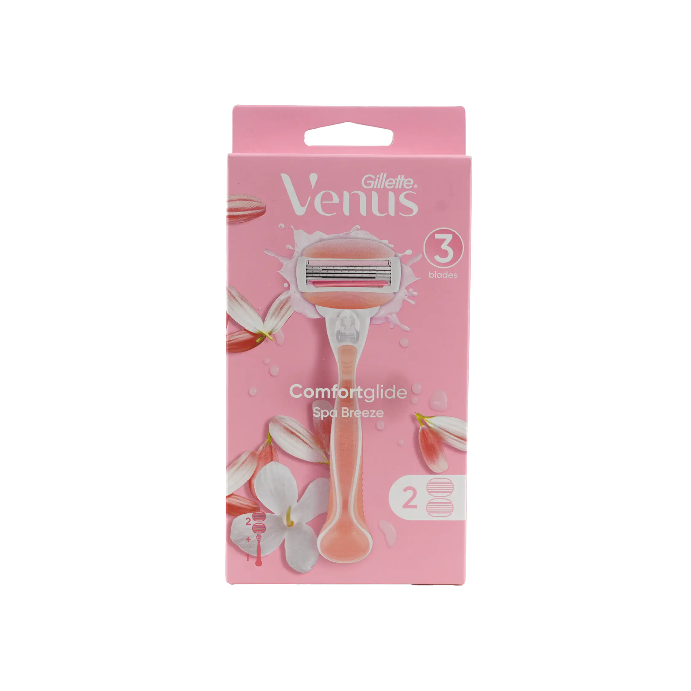 Gillette Venus Spa Breeze Handle + 2Pcs Refills-644020