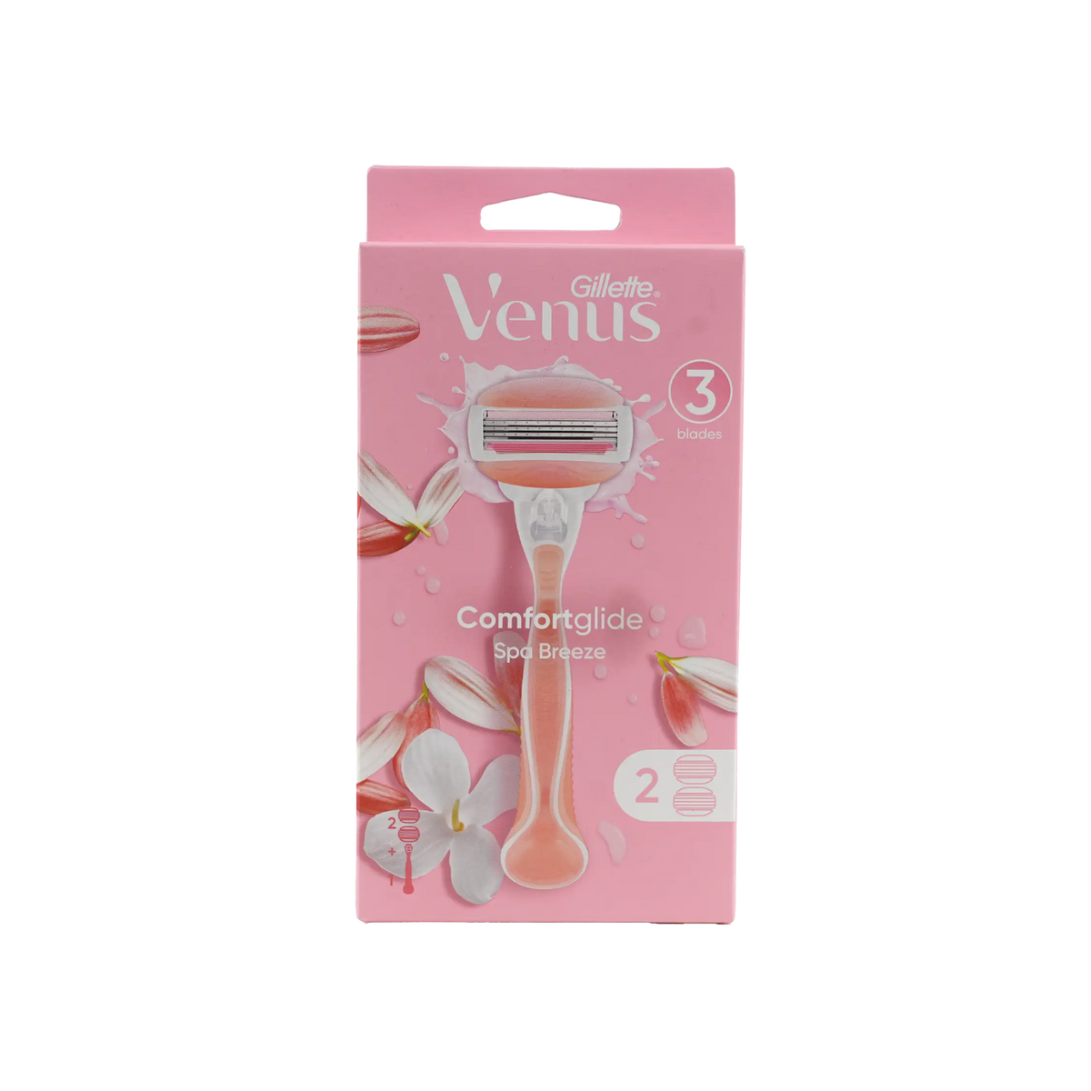 20999-Gillette Venus Spa Breeze Handle+2Pcs Refills-644020