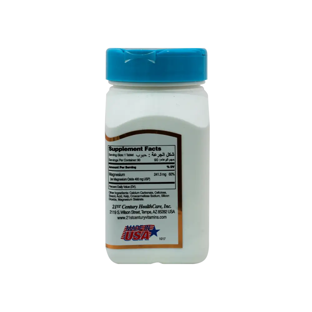 21 CEN MGO (MAGNESIUM OXIDE) 400MG 90TAB