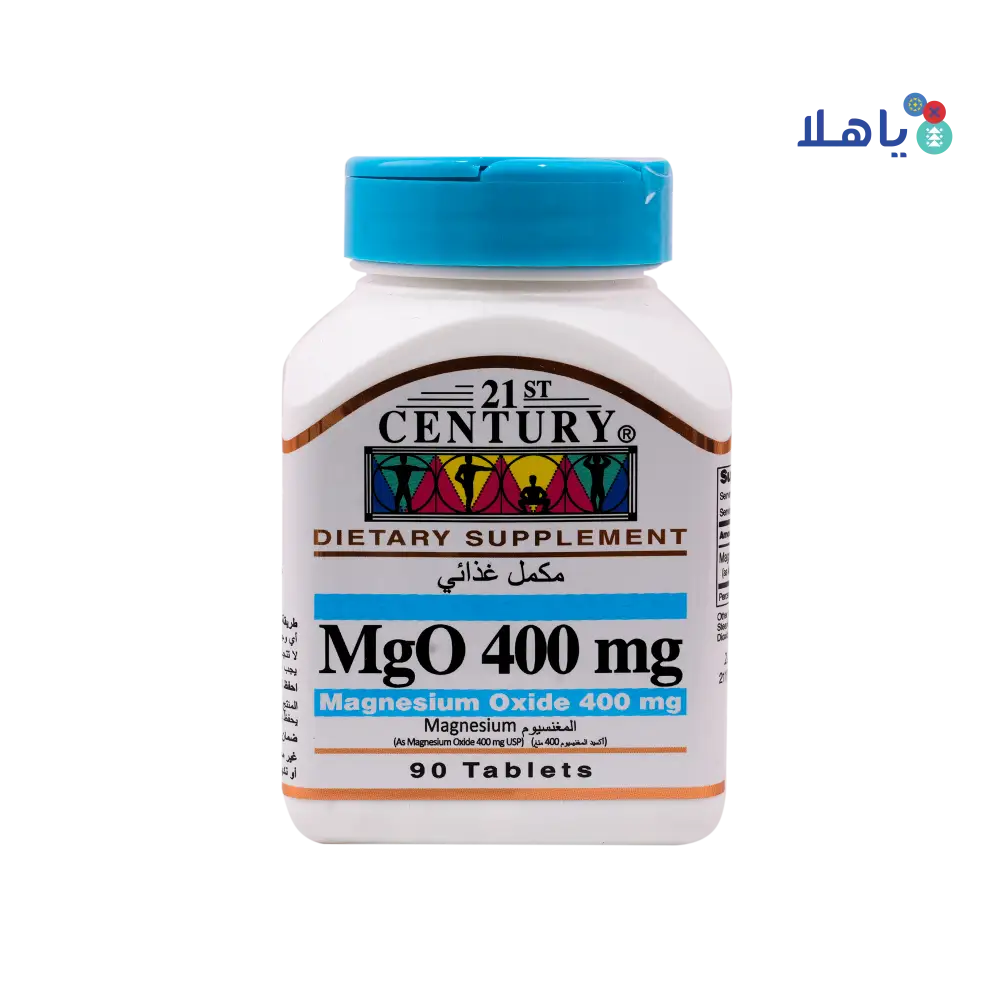 21 CEN MGO (MAGNESIUM OXIDE) 400MG 90TAB