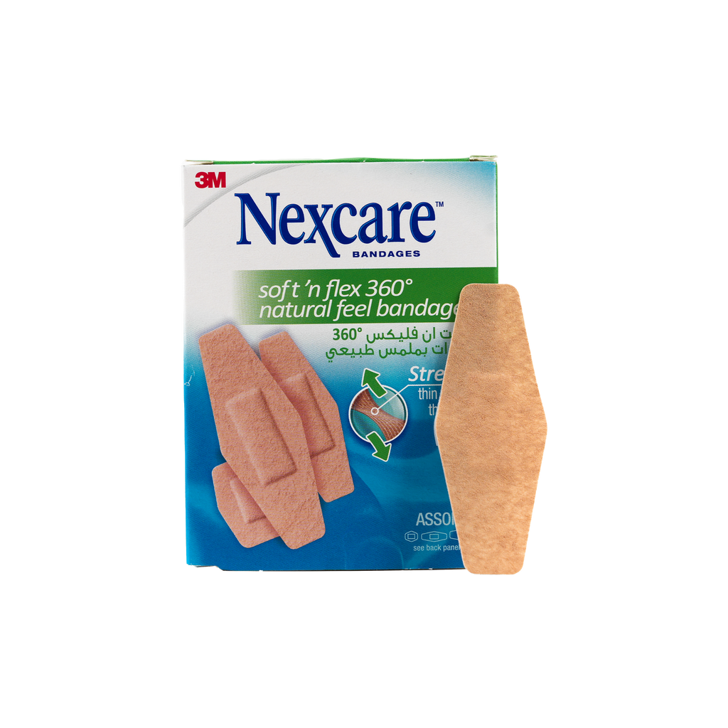 Nexcare Soft & Flex 360 Comfort Assorted Bandages 50pcs-SF 5