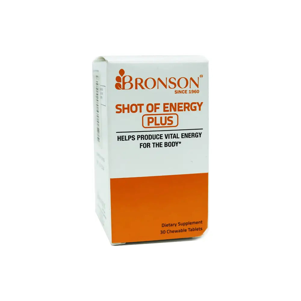 21121-Bronson Shot Of Energy Plus Chewable 30 Tablets