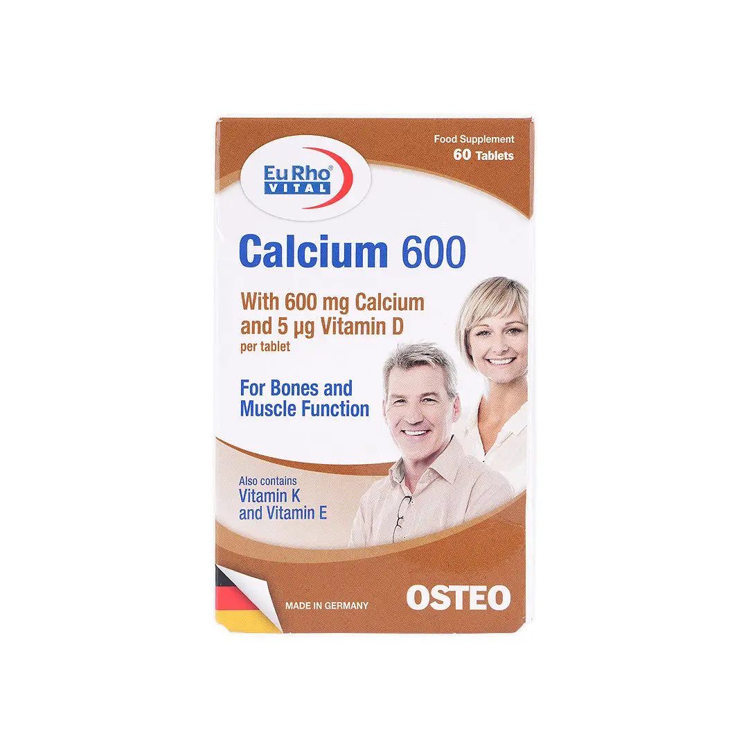 21127-EuRho Vital Calcium 600mg 60tab