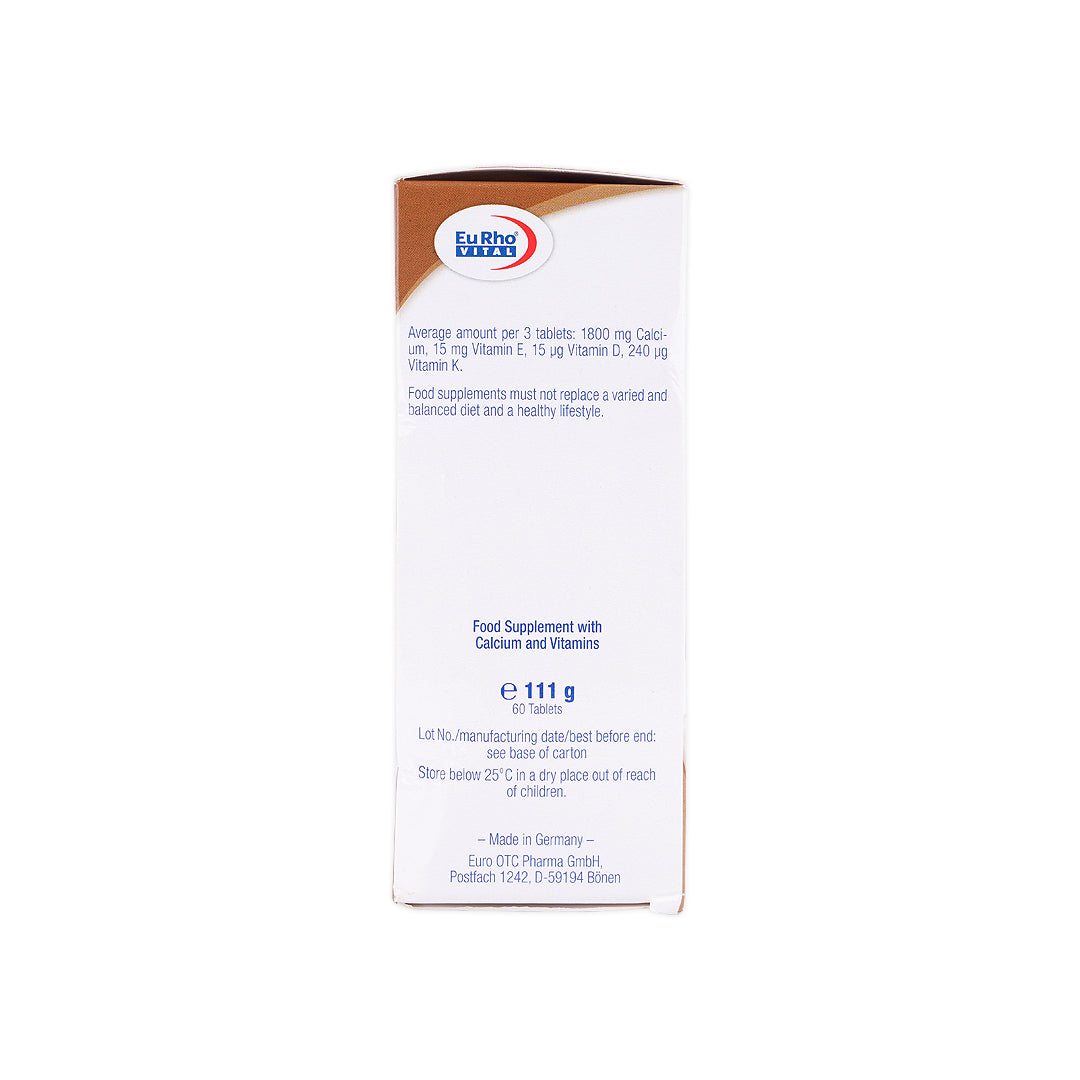 EuRho Vital Calcium 600mg 60tab