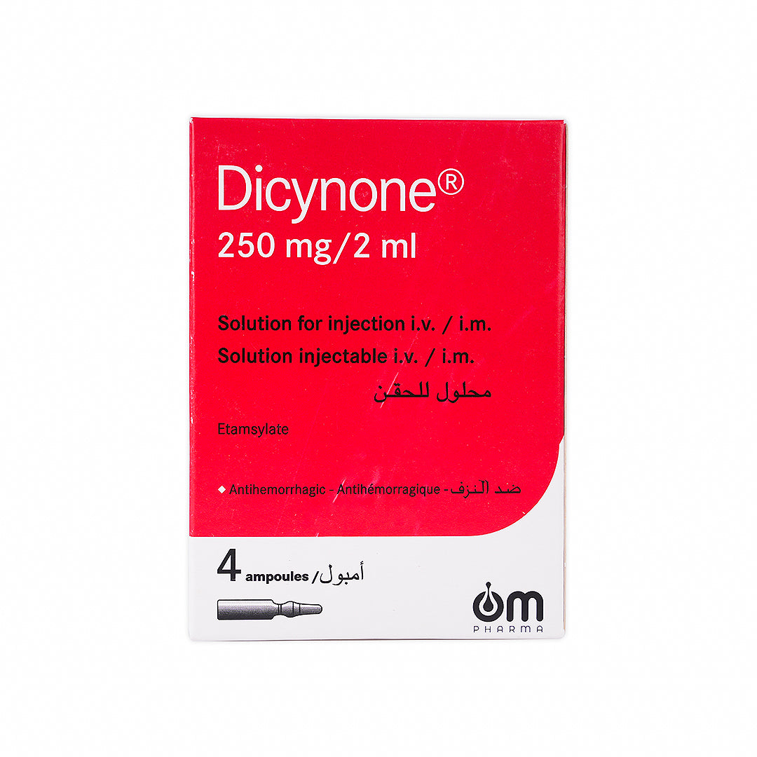 DICYNONE 250MG 4 AMPOULES 2ML