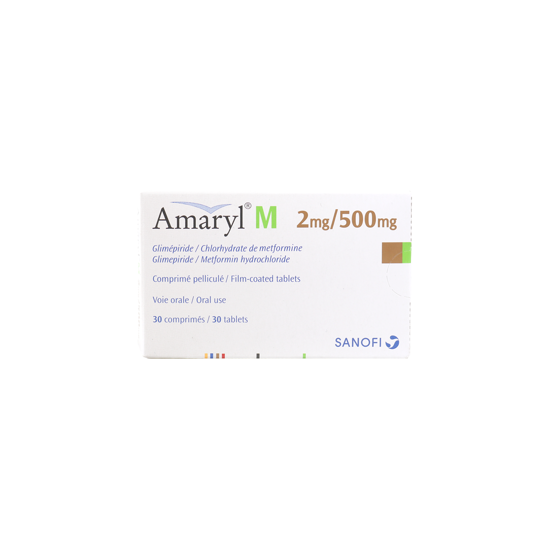 AMARYL M 2MG/500MG 30 TAB